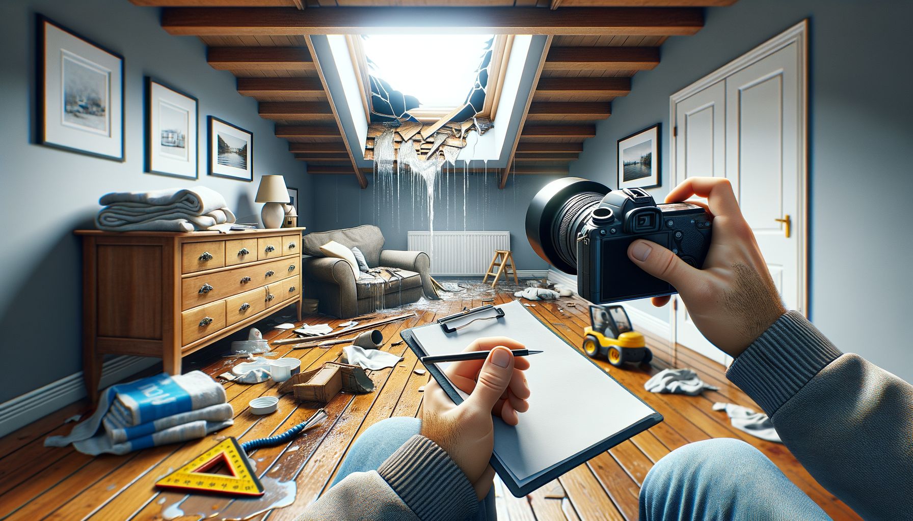 Wie dokumentiere ich Schäden an meinem Hausrat?